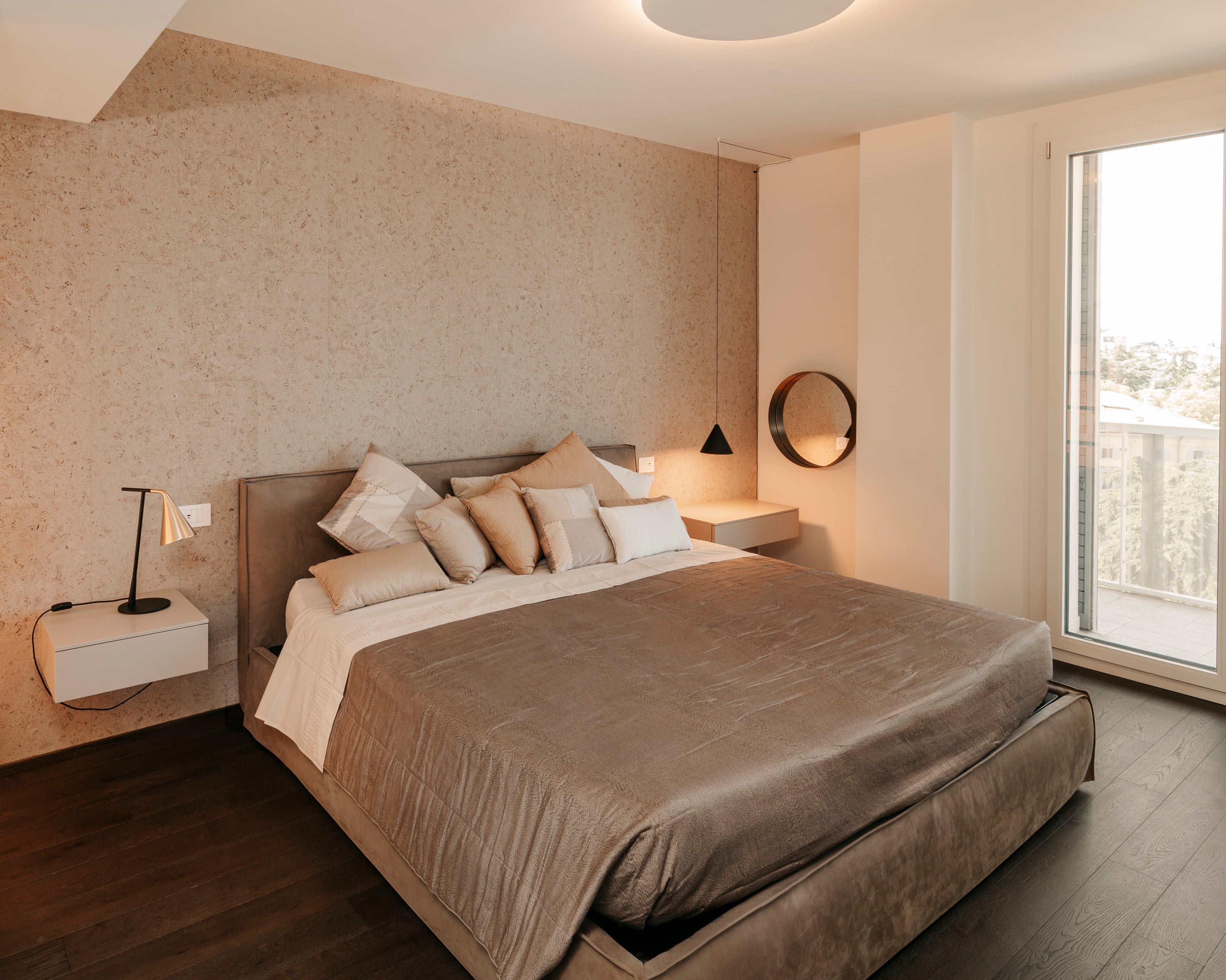 Camera da letto casa moderna design