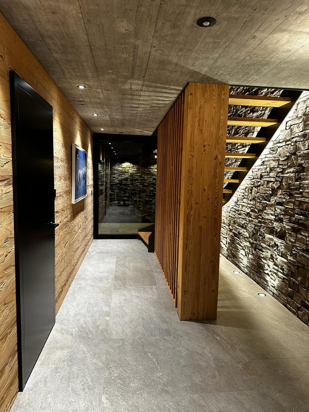 Rivestimenti di pareti e scale moderne - progetti di design