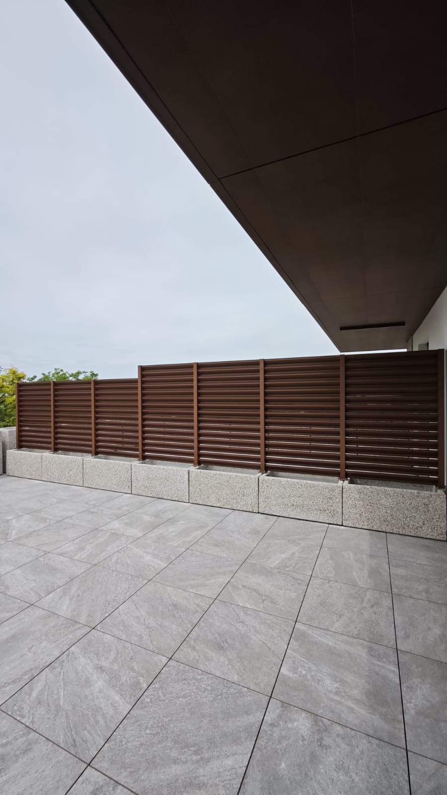 Ringhiere e separatori di ambienti esterni